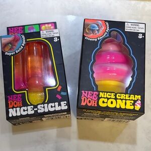 Needoh Nice Cream Cone and Nice-Sicle Toy Set